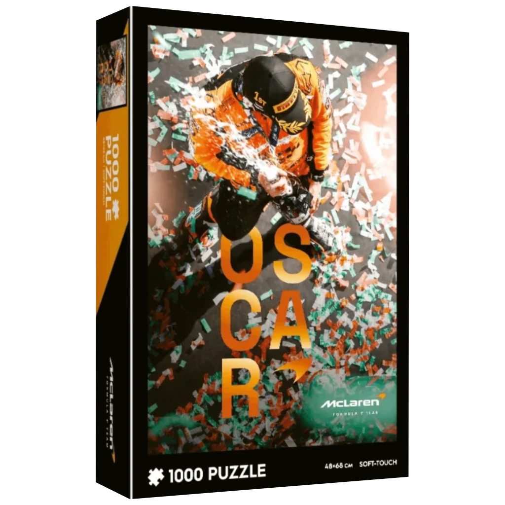 Formula-1 McLaren Oscar Piastri Soft-Touch 1000db-os puzzle - Trefl kép 1