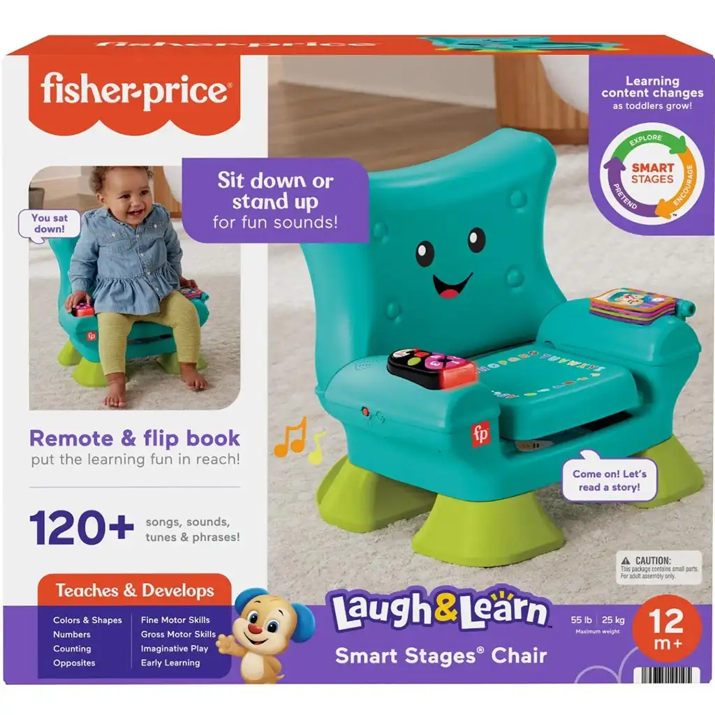 Fisher-Price: Kacagj és Fejlődj Tanuló Kisszék - Mattel kép 1