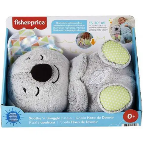 Fisher-Price: Szunyókáló koala zenélő plüss állat -  Mattel kép 1