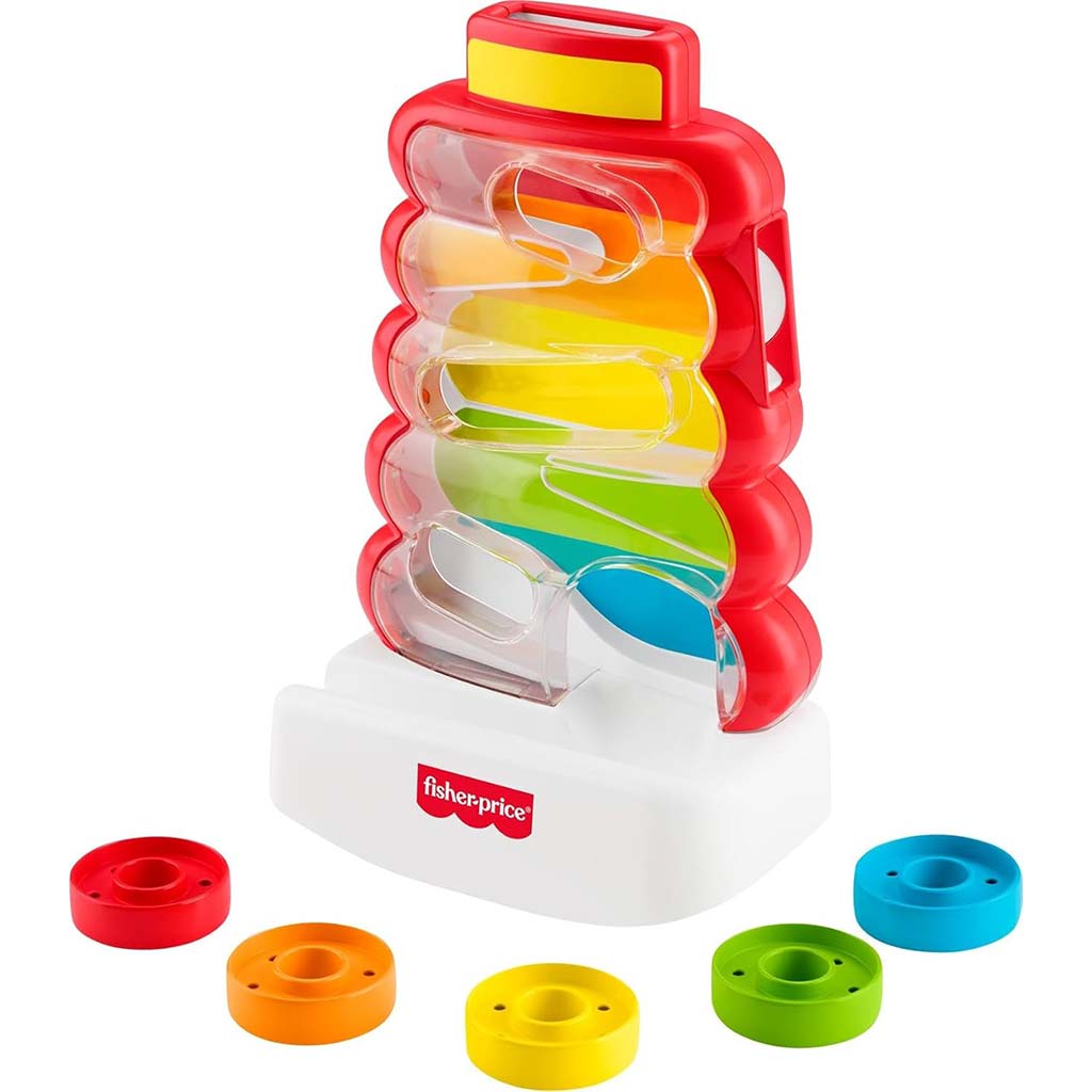 Fisher-Price: Zsupsz gyűrűtorony játékszett - Mattel kép 1