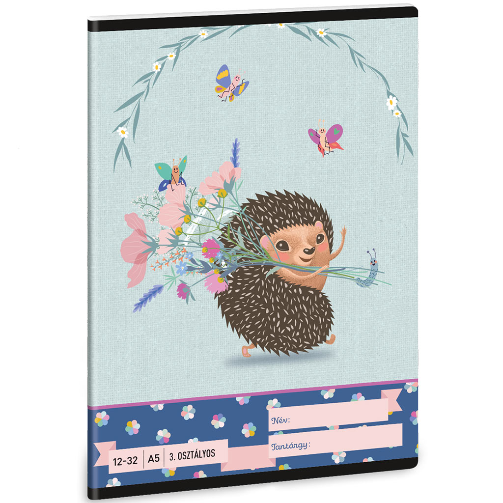 Ars Una: Fresh Flowers A/5 3.osztályos vonalas füzet 12-32 kép 1