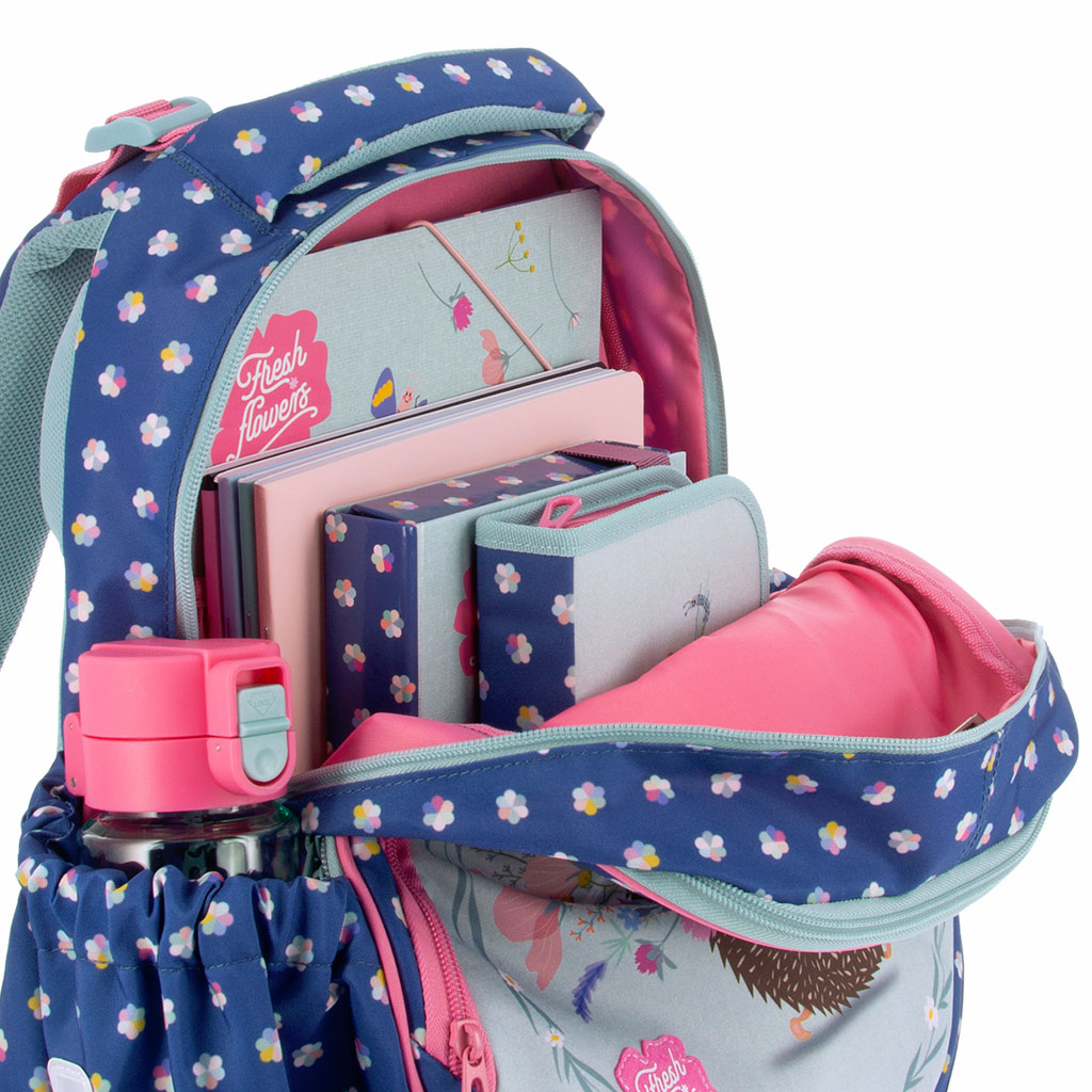 Ars Una: Fresh flowers anatómiai 33x42x21cm-es iskolatáska hátizsák kép 9