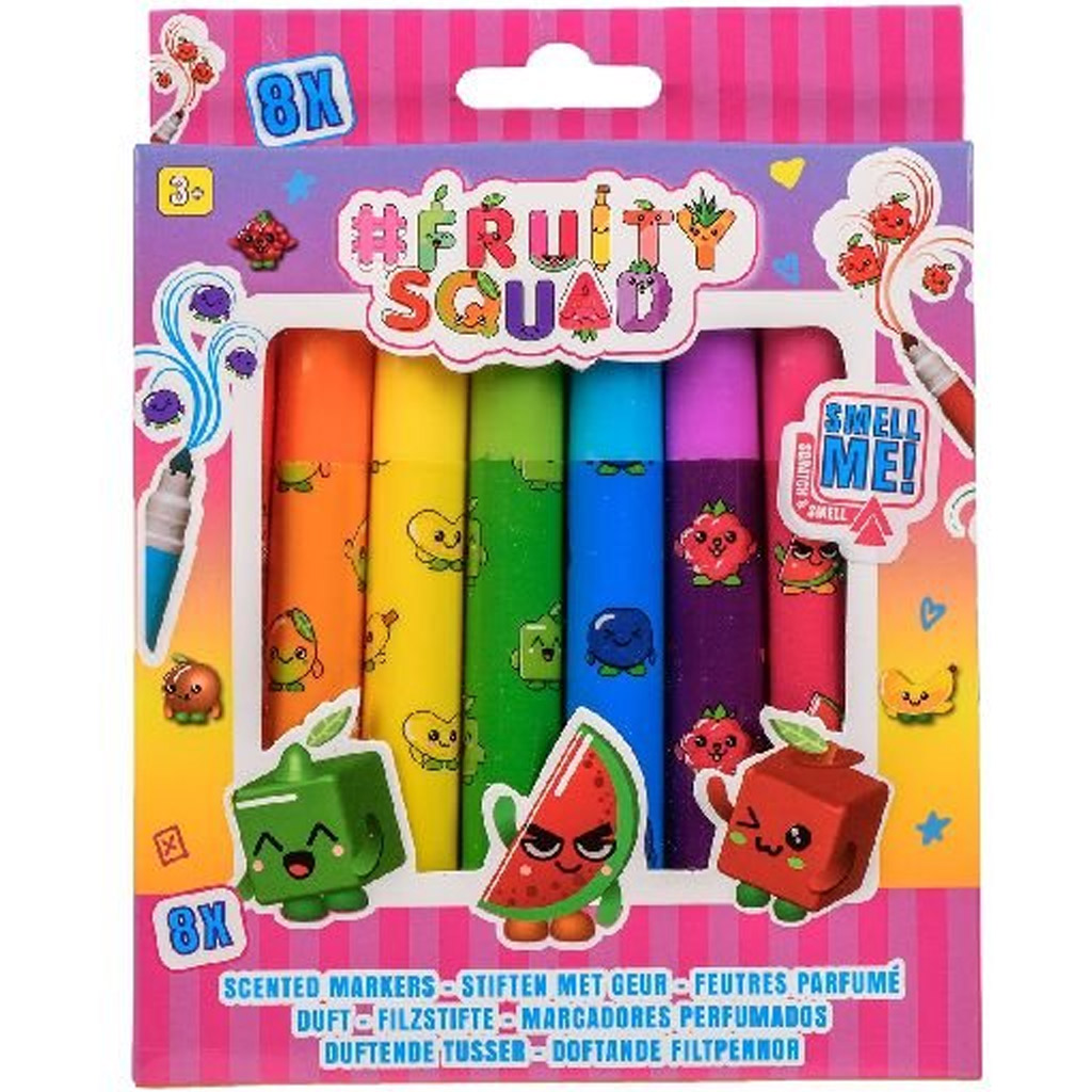 Canenco: FruitySquad illatos vastag filctollak, 8db kép 1