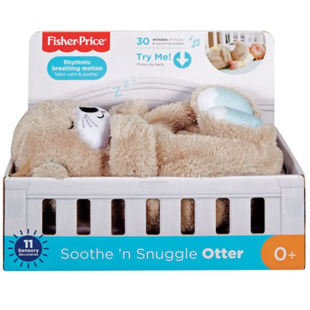 Fisher-Price: Szunyókáló vidra funkciókkal - Mattel kép 1