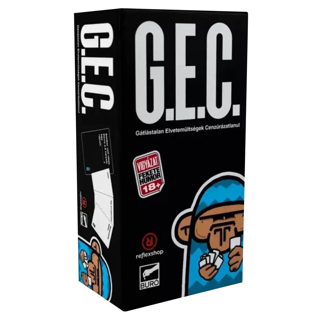 G.E.C. - Gátlástalan Elvetemültségek Cenzúrázatlanul társasjáték kép 1