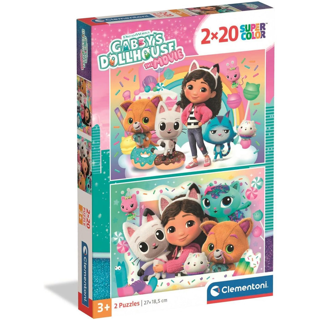 Gabi babaháza 2x20db-os Supercolor puzzle - Clementoni kép 1