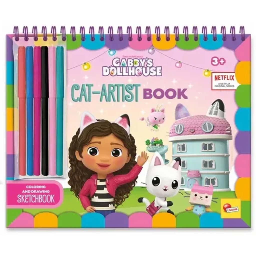 Gabi babaháza Cat-Artist színező könyv - Lisciani kép 1