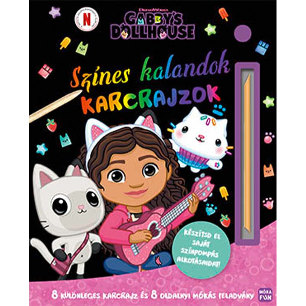 Móra: Gabi babaháza - Színes kalandok karcrajzok kép 1