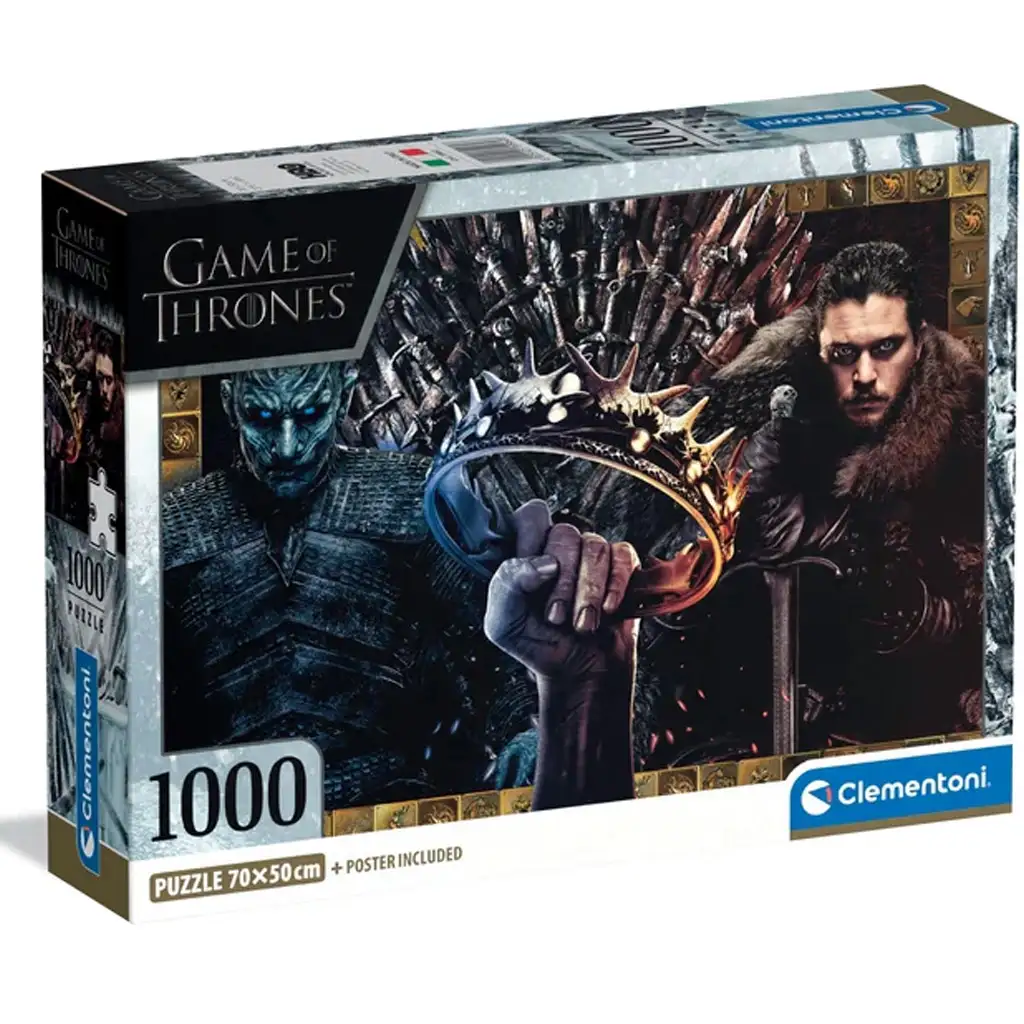 Trónok harca - A trón árnyékában 1000db-os puzzle - Clementoni kép 1