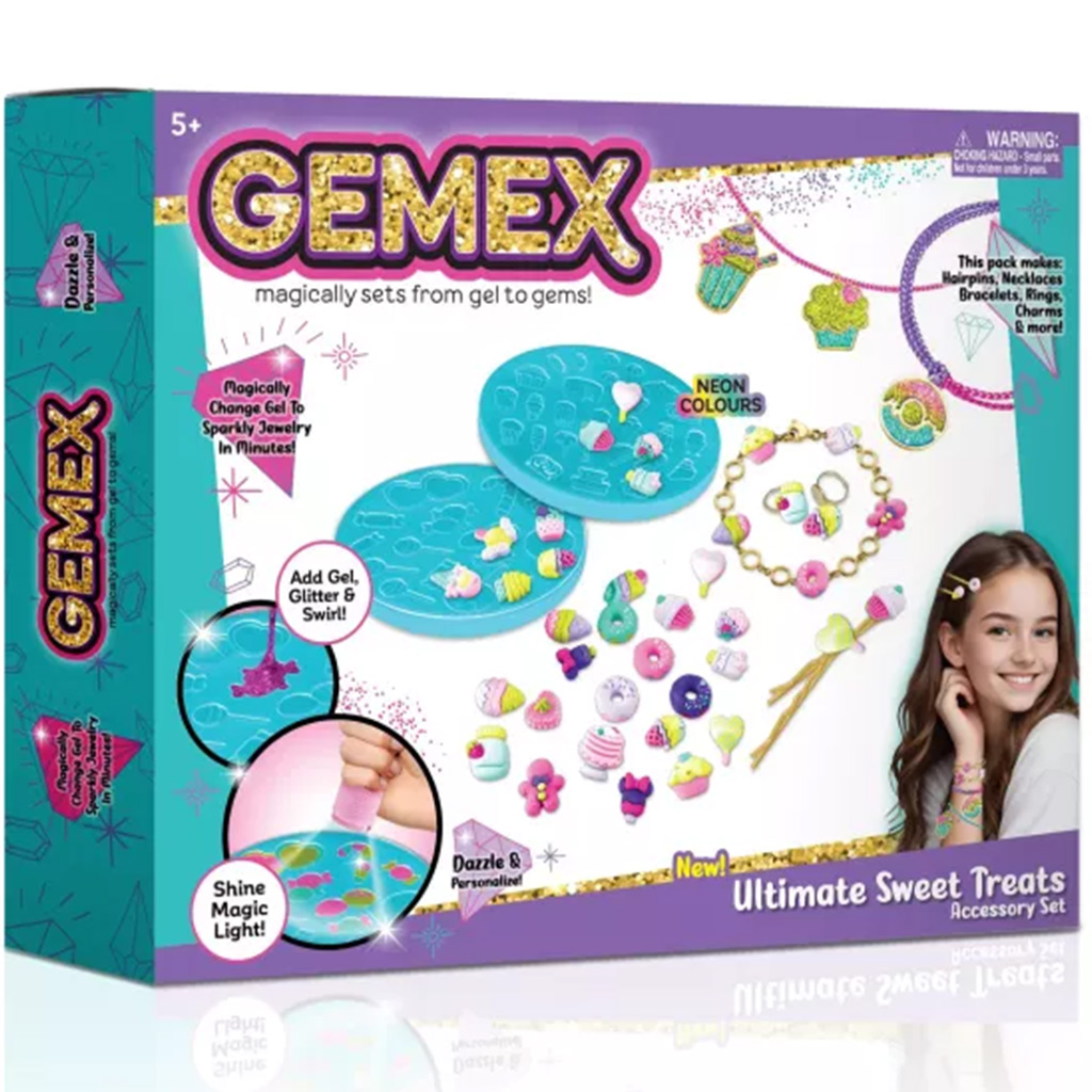 Gemex: Gélből drágakő édesség ékszerkészítő szett kép 1