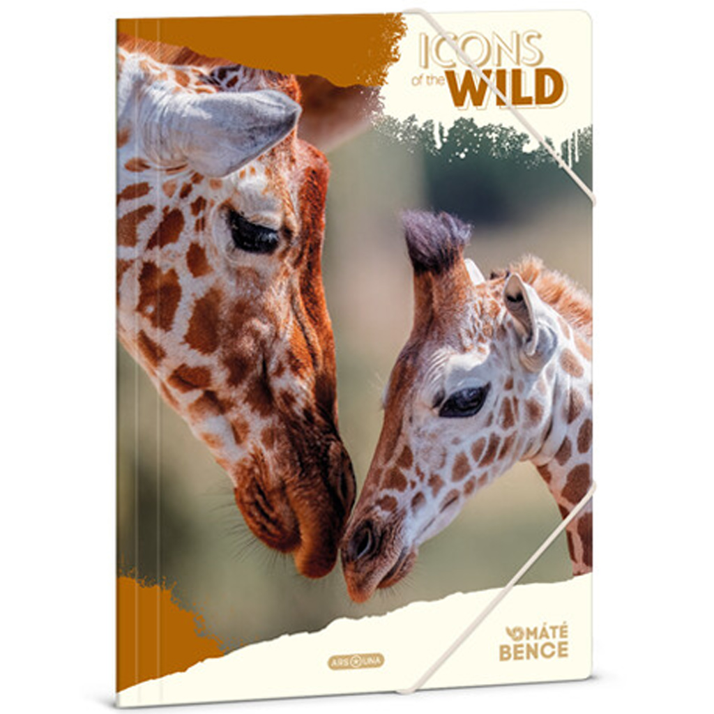 Ars Una: Máté Bence Icons of the Wild-Giraffes A/4 gumis dosszié kép 1