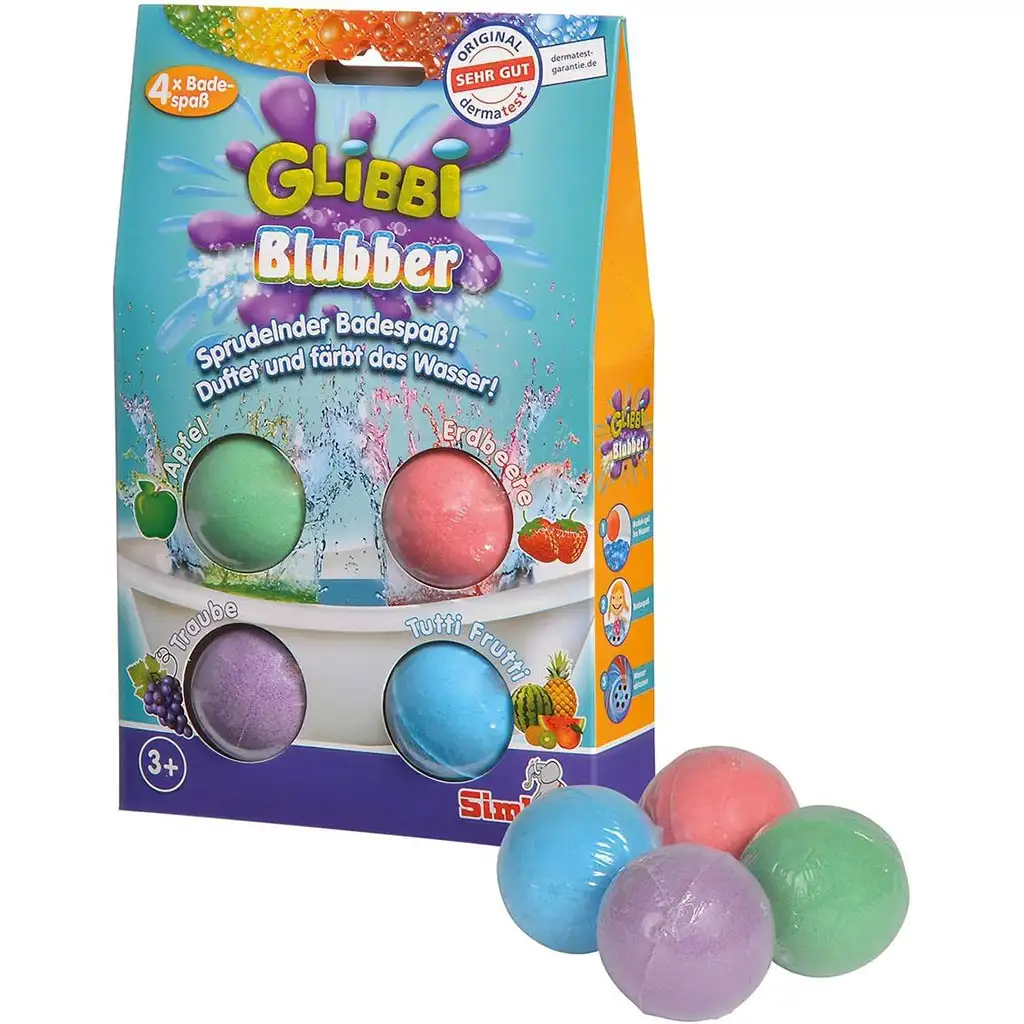 Glibbi Bluber 4db-os fürdőbomba - Simba Toys kép 2
