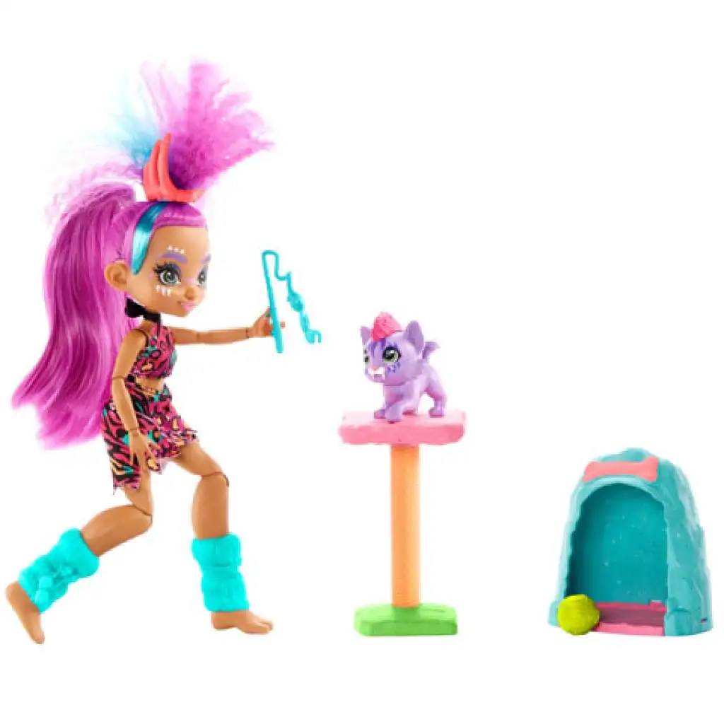 Cave Club: Roaralai játékszett kiegészítőkkel - Mattel kép 3