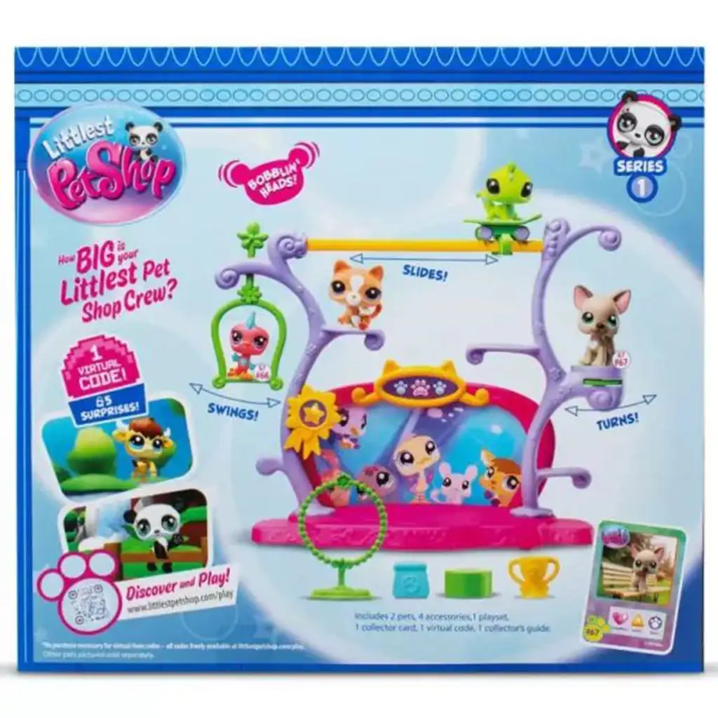 Littlest Pet Shop: Tehetséges állatok játékszett 2 db figurával, 1. széria kép 3