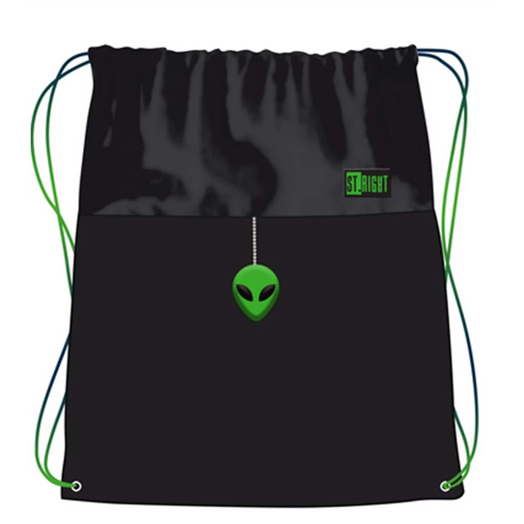 St.Right Green Power Alien tornazsák, sportzsák 43x34cm kép 1