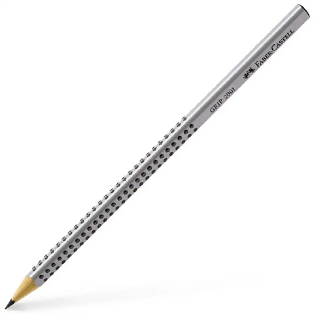 Faber-Castell: Grip grafit ceruza 2B ezüst kép 1