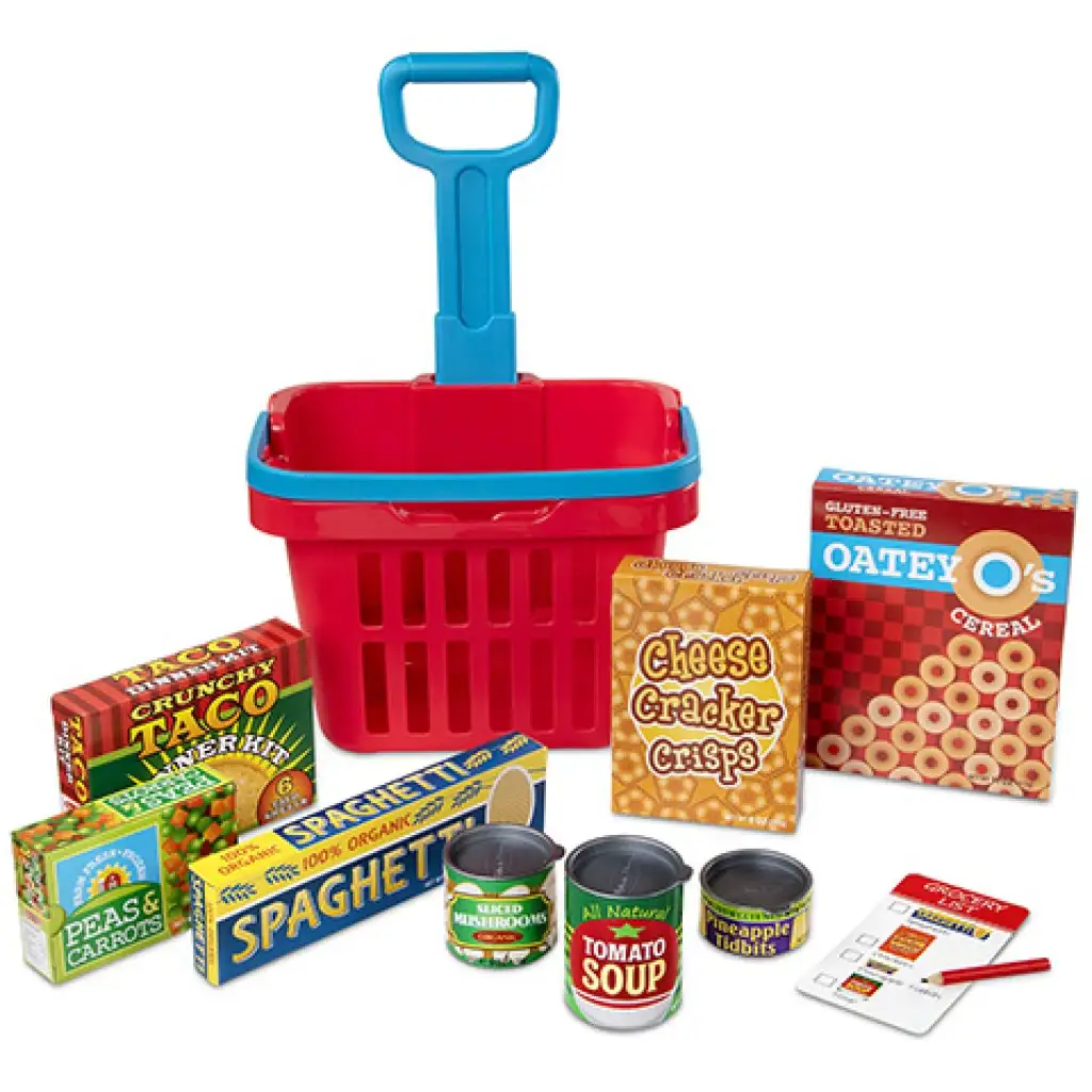 Gurulós bevásálókocsi játék szett - Melissa & Doug kép 2