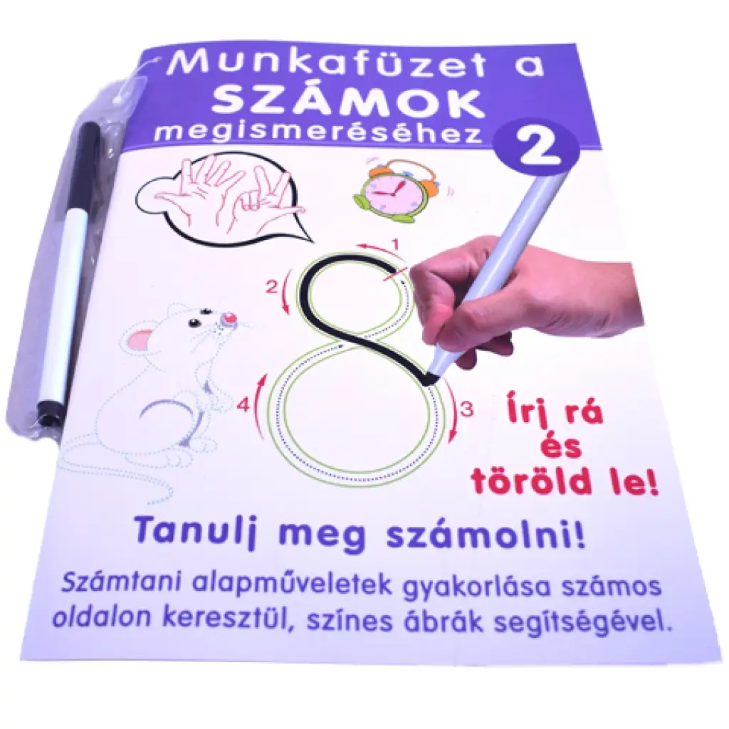 Számok megismerése gyakorló munkafüzet - D-Toys kép 1