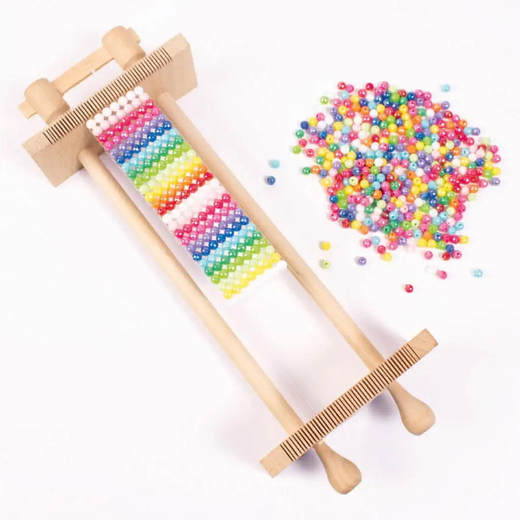 PlayBox: Gyöngy szövésű fakeret 310x120x60mm kép 1