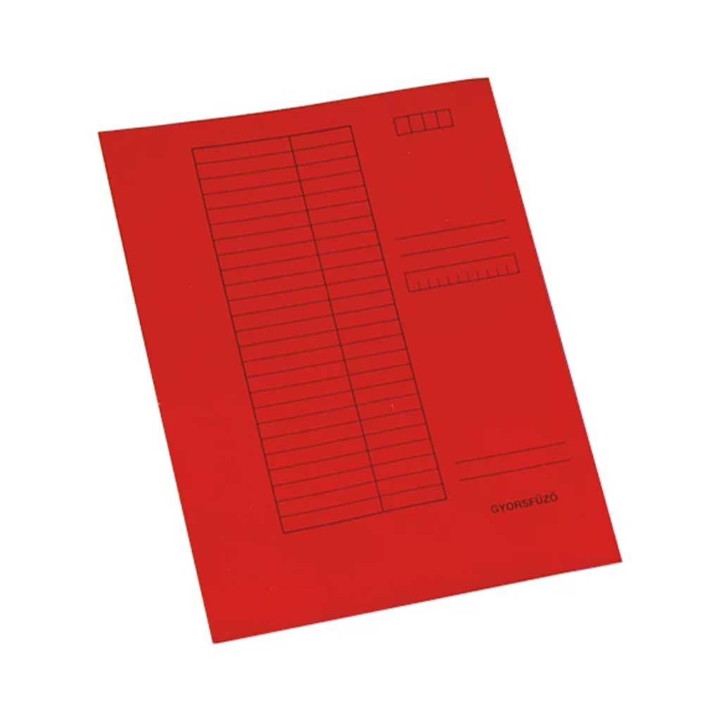 Gyorsfűző mappa pd A/4 230g piros kép 1