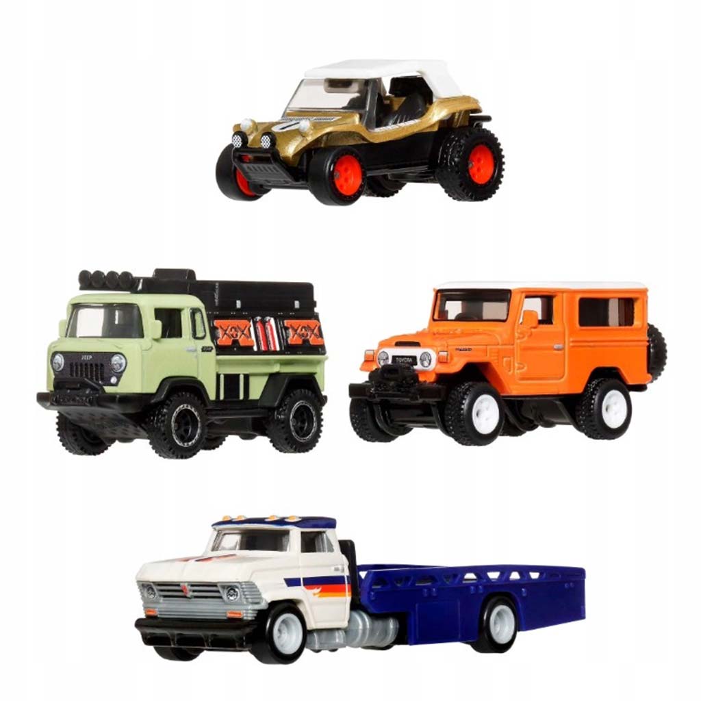 Hot Wheels: Prémium Extrém Kalandjáró kisautó 4db-os csomag - Mattel kép 2