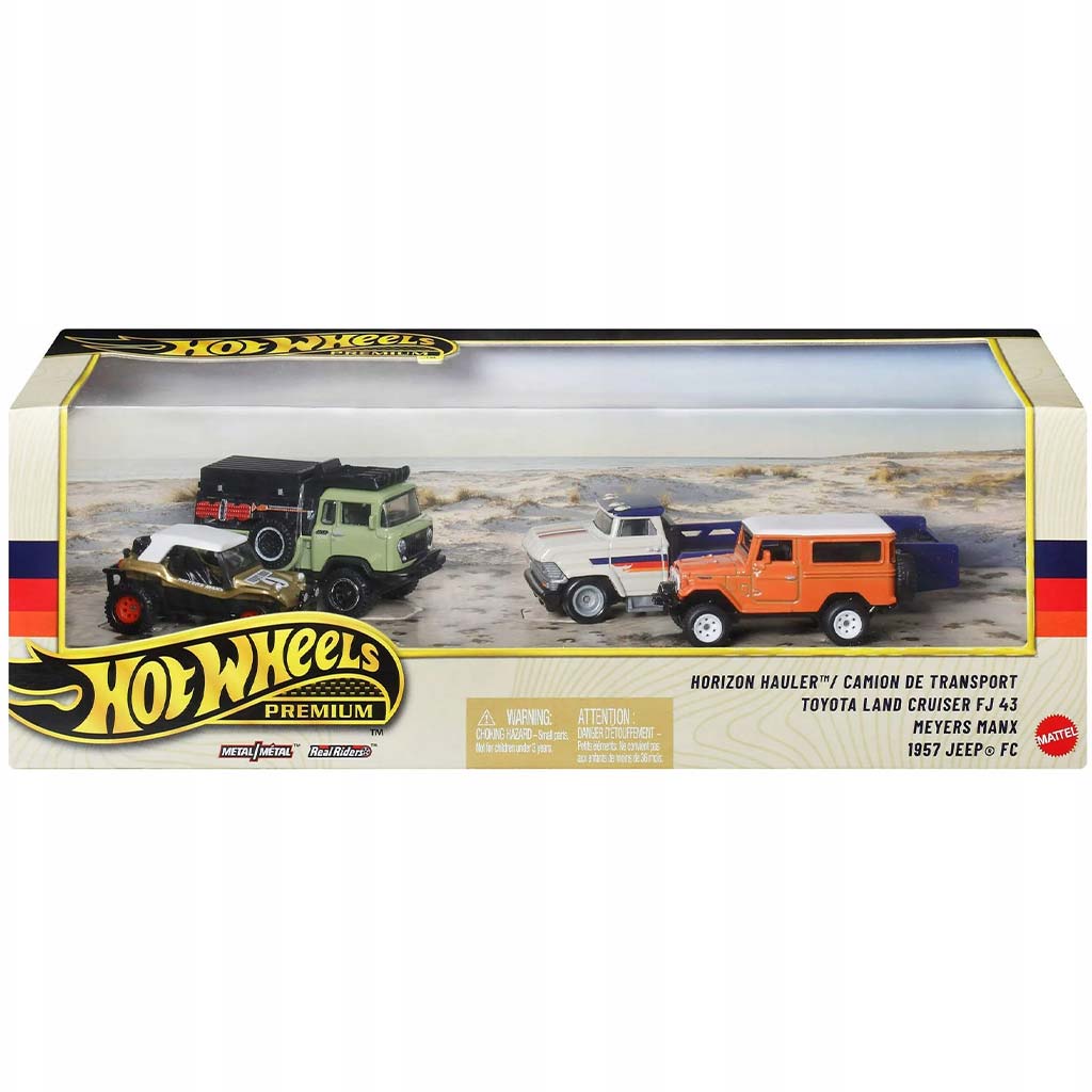 Hot Wheels: Prémium Extrém Kalandjáró kisautó 4db-os csomag - Mattel kép 1