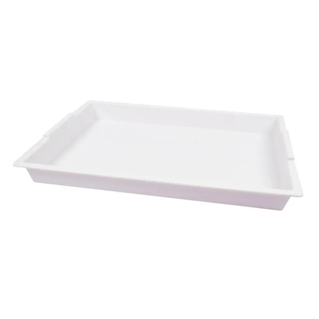 PlayBox: Műanyag fehér füles tálca 41x31cm kép 1