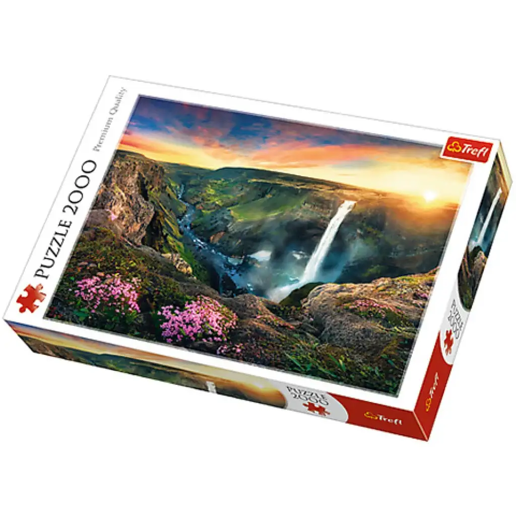 Haifoss vízesés, Izland puzzle 2000db-os - Trefl kép 1