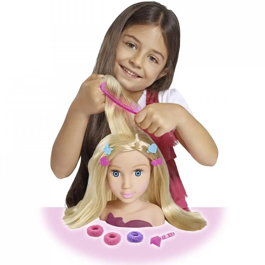 Szőke fodrászolható babafej kiegészítőkkel - Simba Toys kép 4