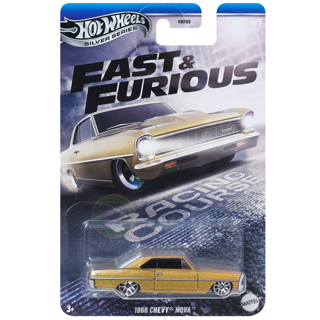 Hot Wheels: Halálos iramban 1966 Chevy Nova kisautó 1/64 - Mattel kép 1