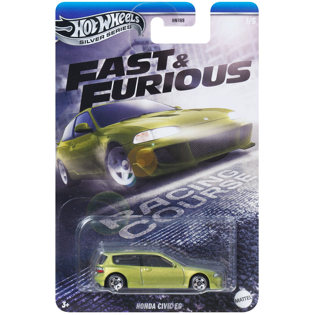 Hot Wheels: Halálos iramban Honda Civic EG kisautó 1/64 - Mattel kép 1