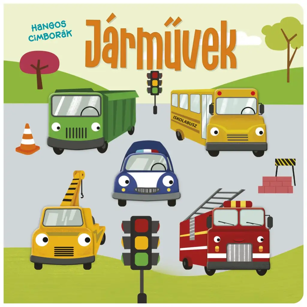 Hangos cimborák - Járművek mesekönyv kép 1