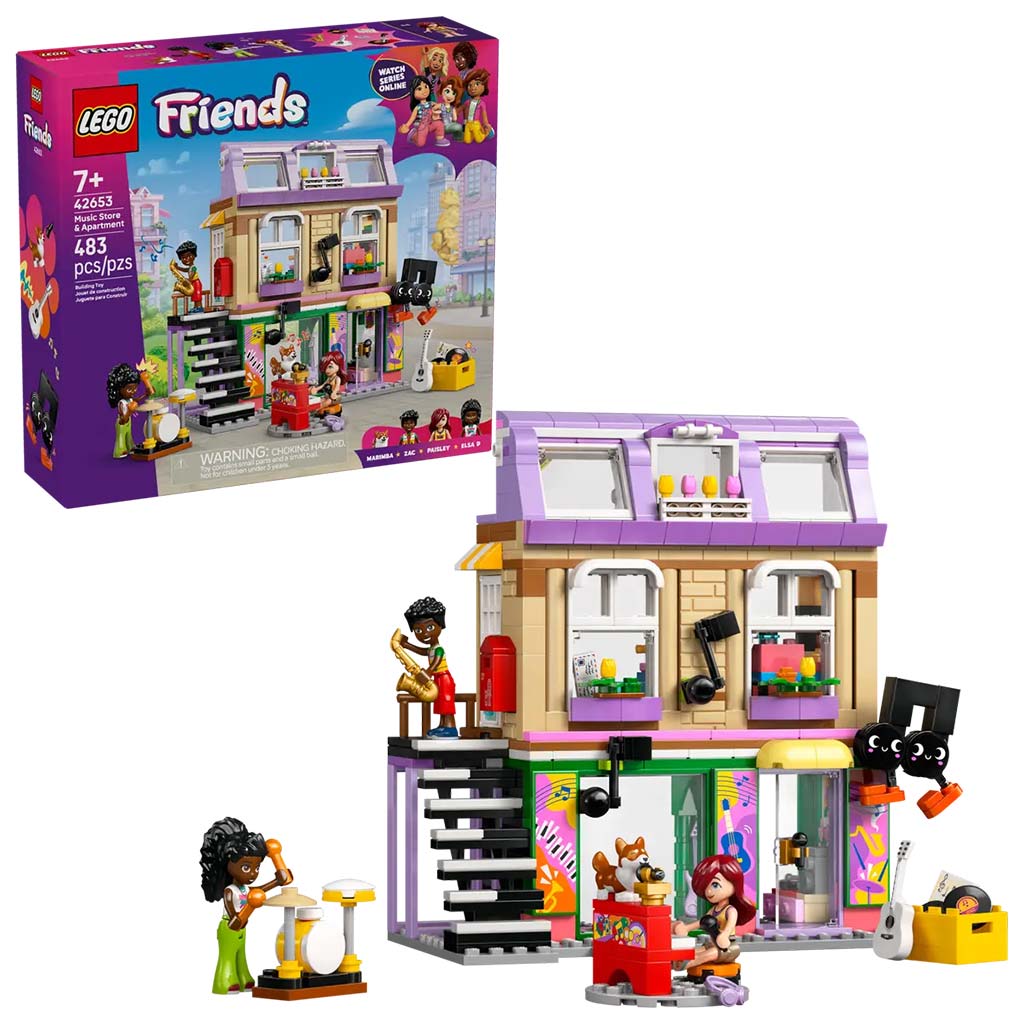 LEGO® Friends: Hangszerbolt és lakás (42653) kép 1