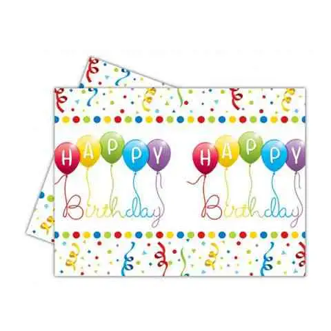 Happy Birthday műanyag asztalterítő 120x180cm-es kép 1