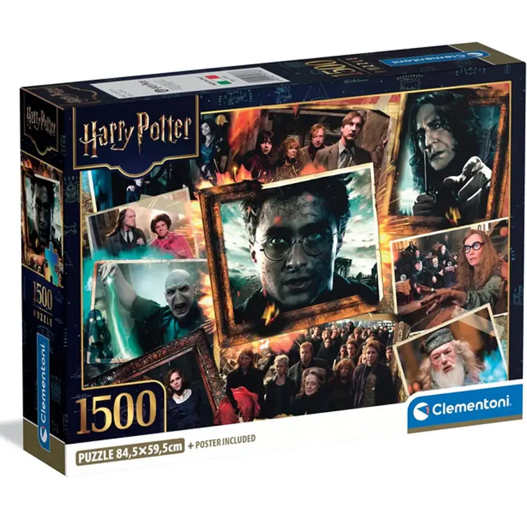 Harry Potter - A varázslat öröksége HQC 1500db-os compact puzzle - Clementoni kép 1