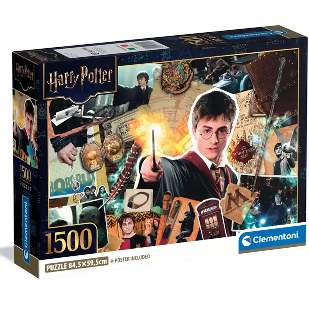 Harry Potter - A varázsvilág relikviái 1500db-os compact puzzle - Clementoni kép 1
