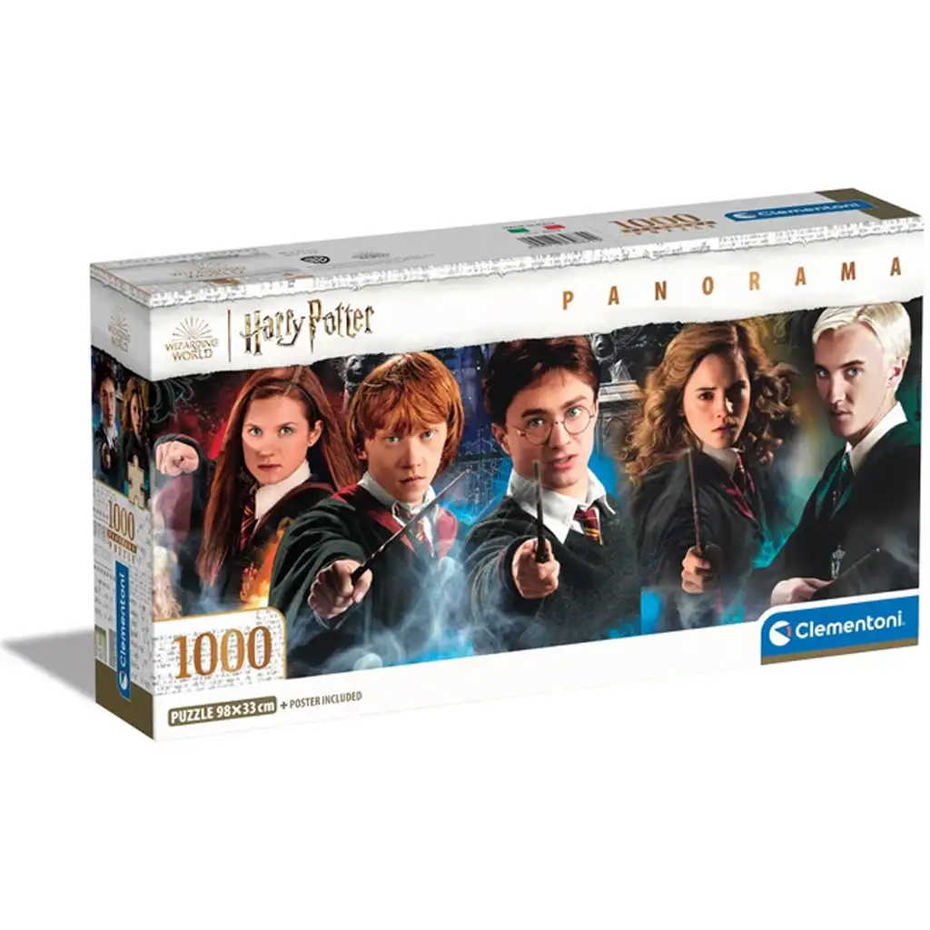 Harry Potter - A Roxfort örökösei 1000db-os panoráma puzzle poszterrel - Clementoni kép 1