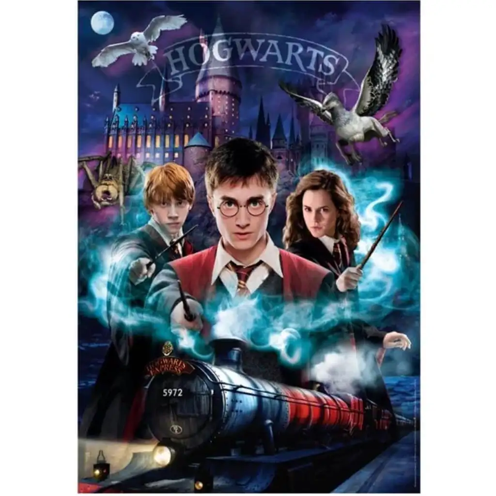 Harry Potter - A mágia útja 1000 db-os puzzle poszterrel - Clementoni kép 2