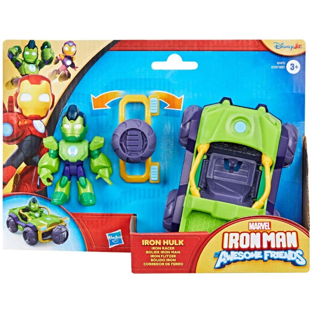 Marvel Vasember és Szuper Barátai – Jármű és Figura szett: Iron Hulk - Hasbro kép 1