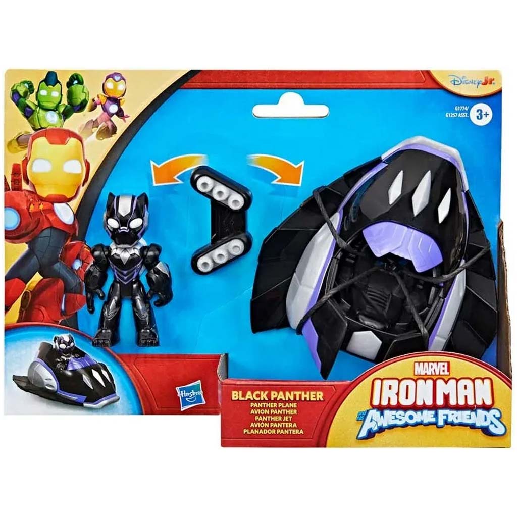 Marvel Vasember Jármű – Fekete Párduc és Panther Plane repülője - Hasbro kép 1