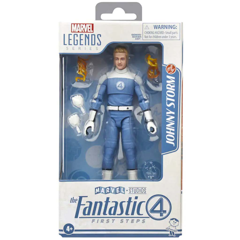 Marvel Legends: Fantasztikus négyes - Johnny Storm figura 15cm - Hasbro kép 1