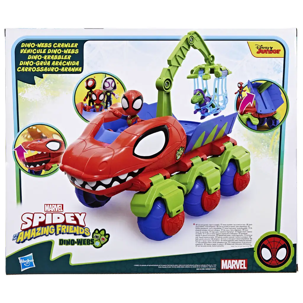 Póki és csodálatos barátai: Crawler autó Póki és Raptor figurával - Hasbro kép 4