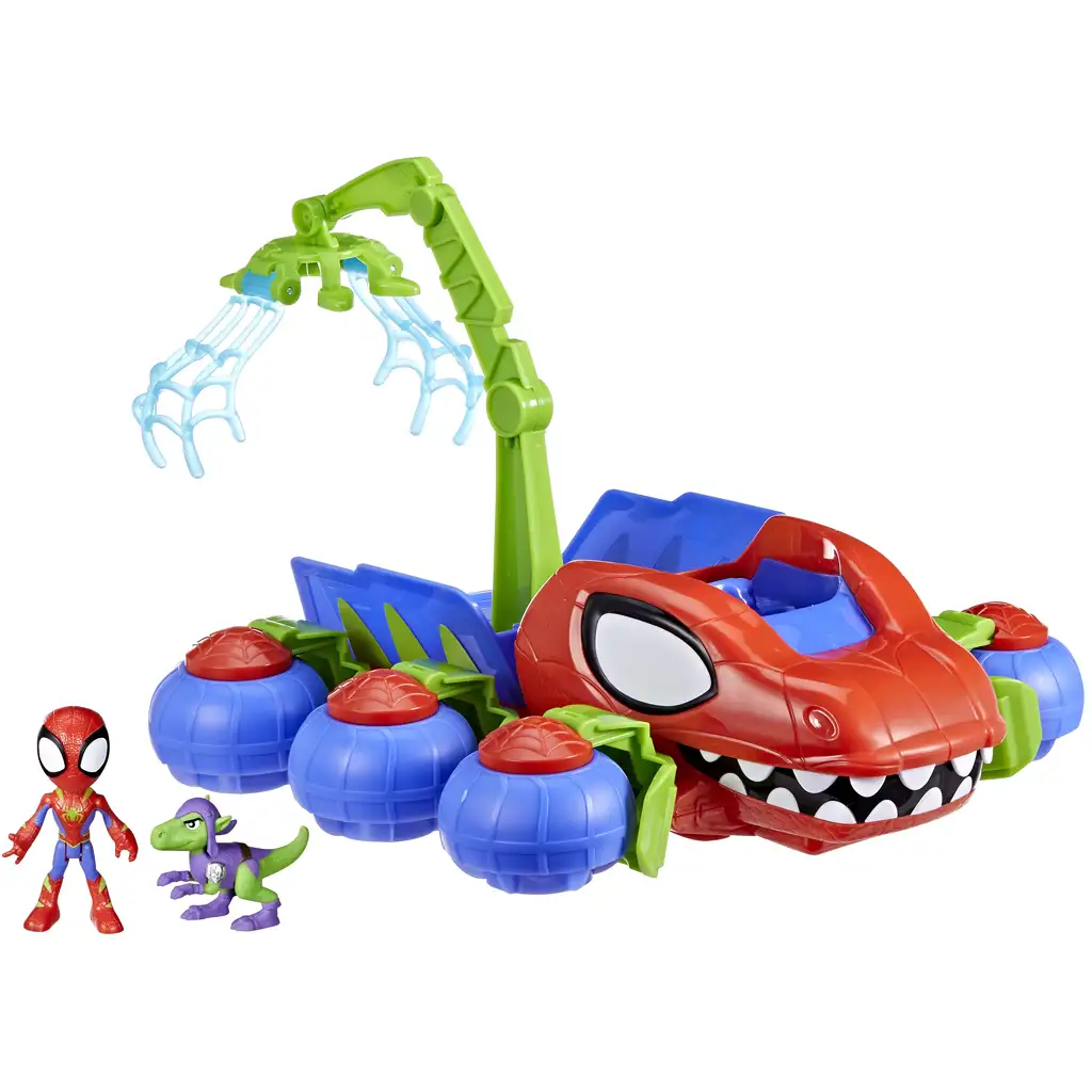 Póki és csodálatos barátai: Crawler autó Póki és Raptor figurával - Hasbro kép 3
