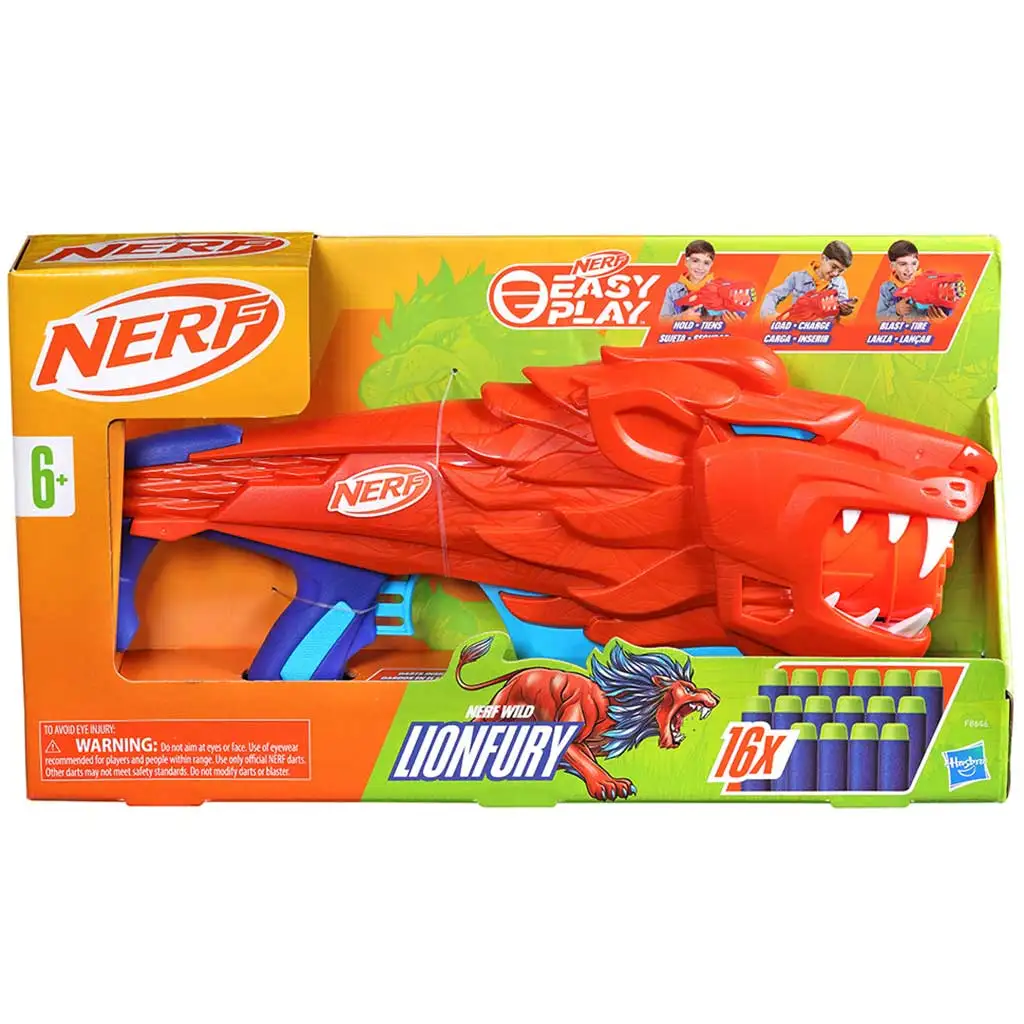 Nerf: Lionfury szivacslövő 16db tölténnyel - Hasbro kép 1