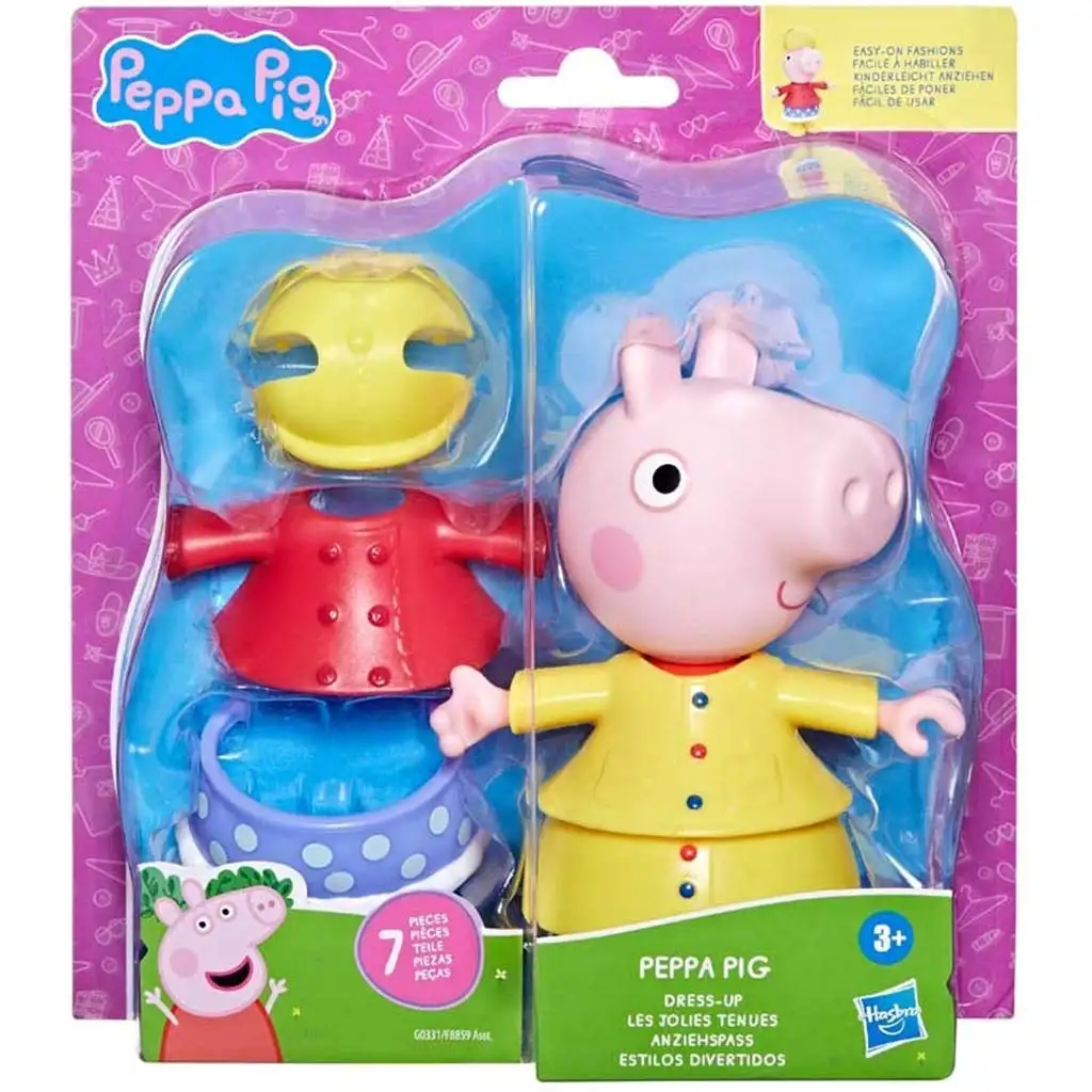 Peppa Malac: Kiöltözött Peppa figuraszett kiegészítőkkel - Hasbro kép 1