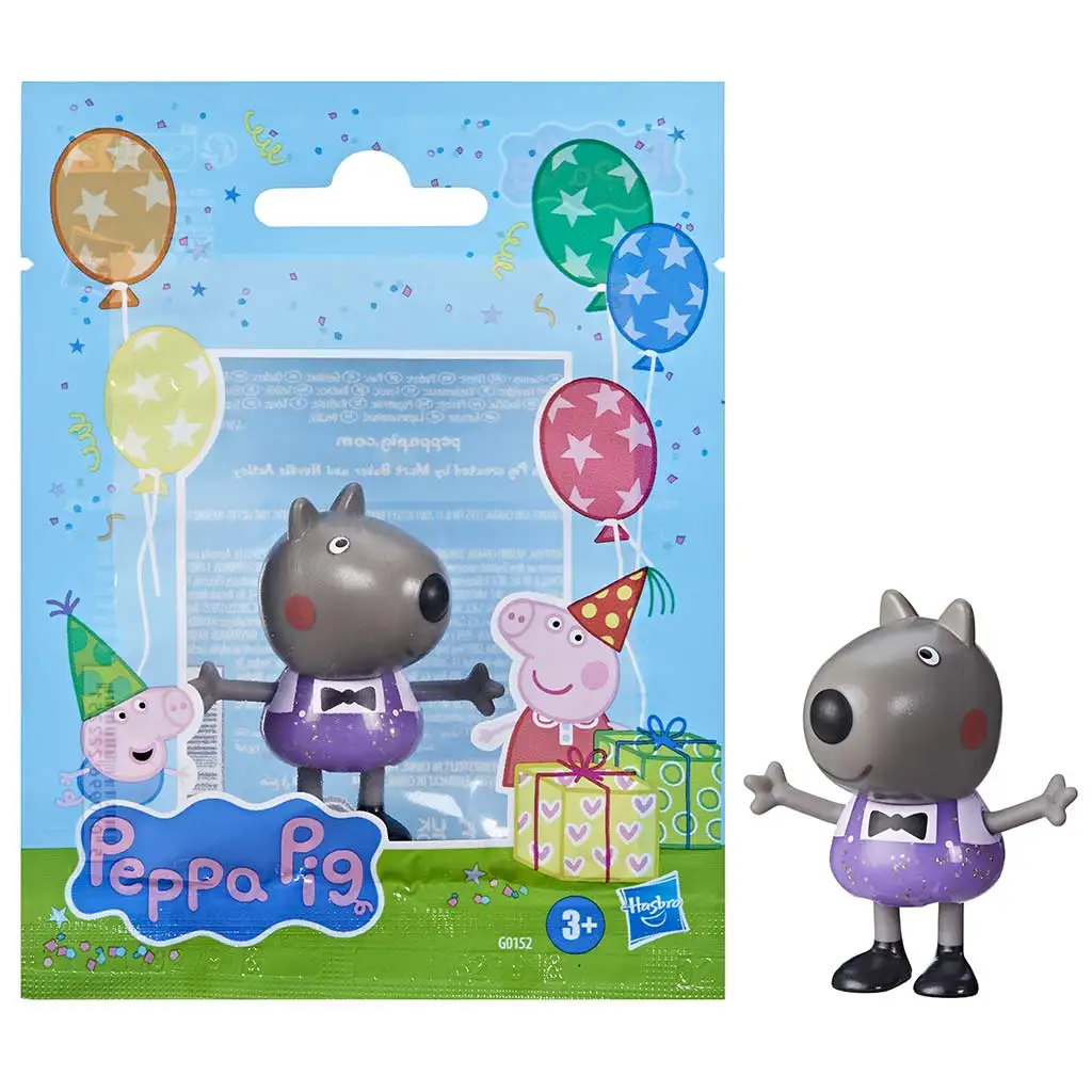 Peppa Malac: Gyűjthető szülinapozó minifigurák többféle változatban 1db kép 3