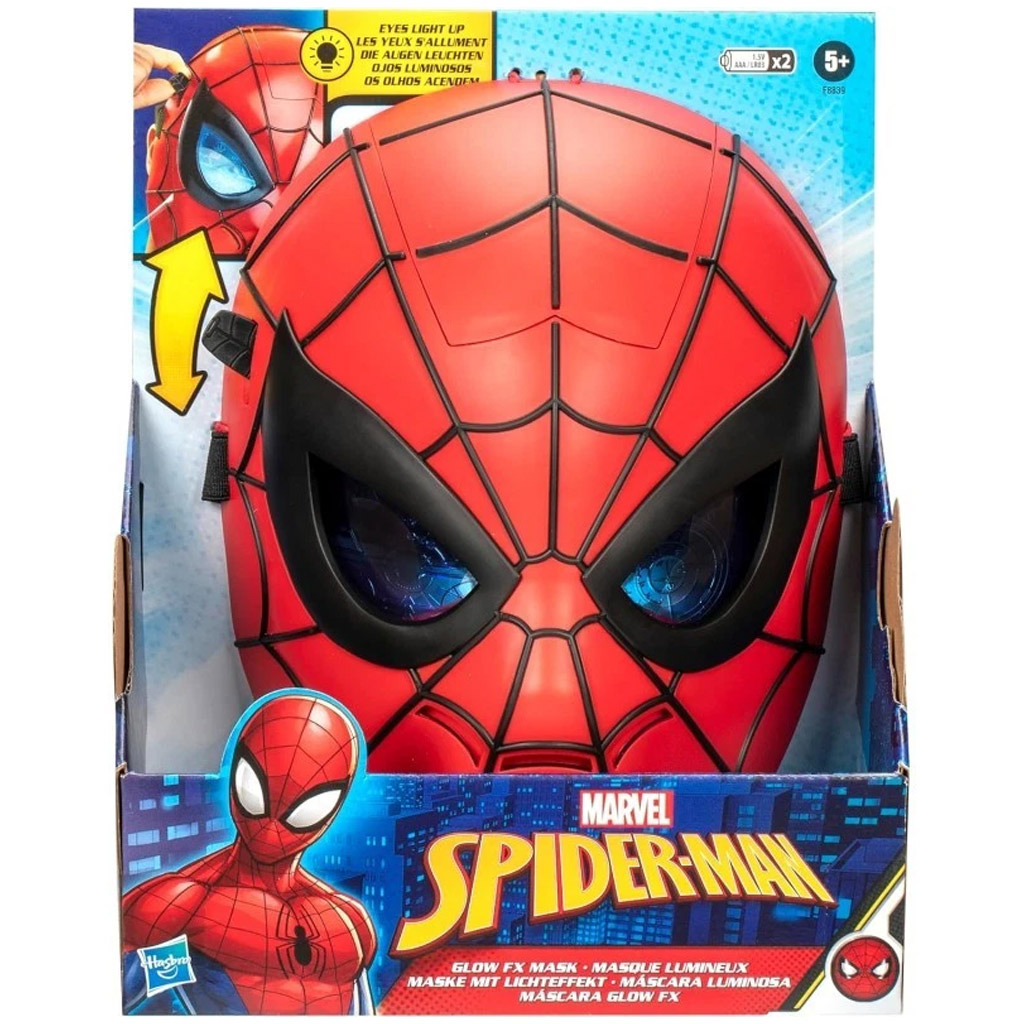 Marvel: Világító Pókember maszk - Hasbro kép 1