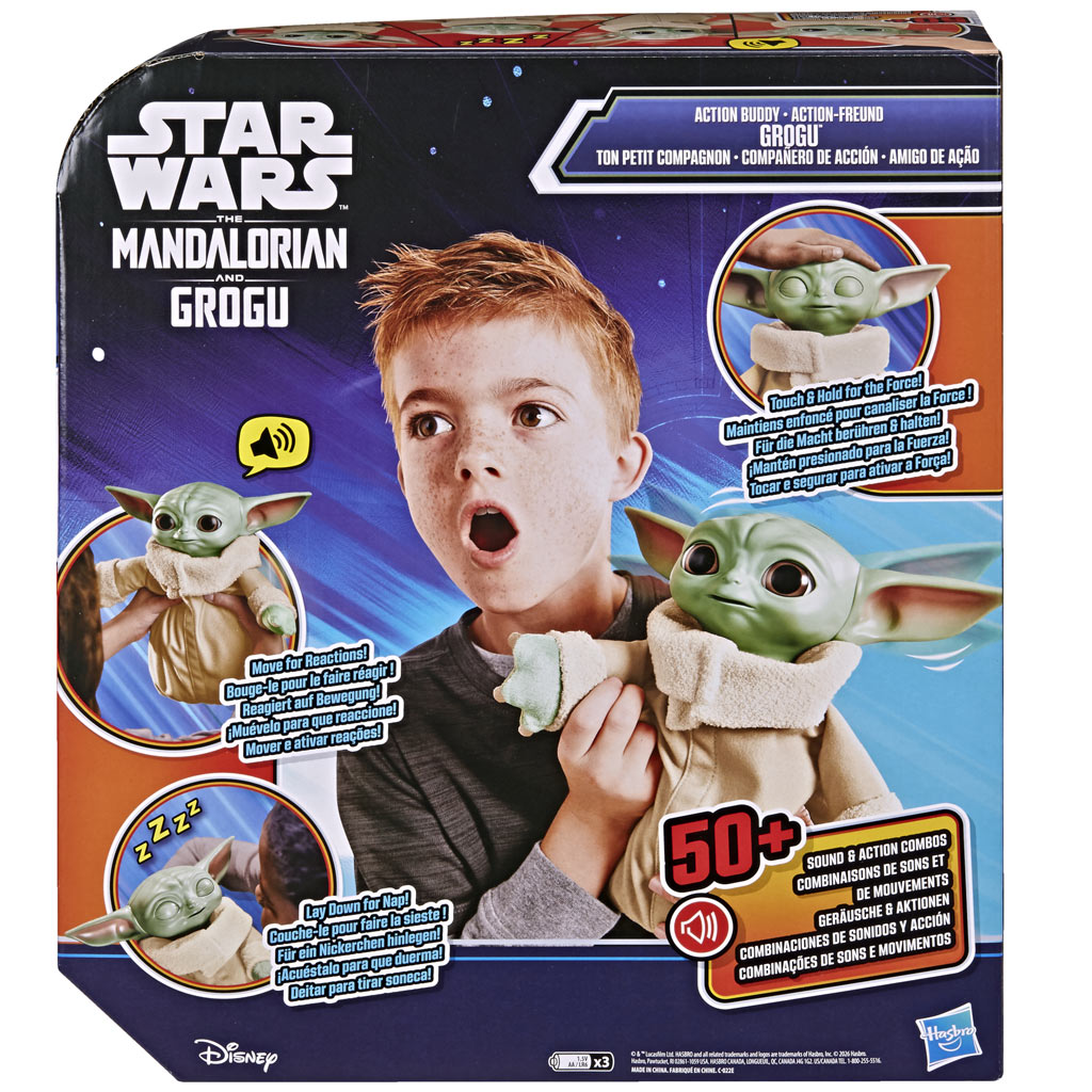 Star Wars: Action Buddy Grogu interaktív plüss figura – Hasbro kép 3