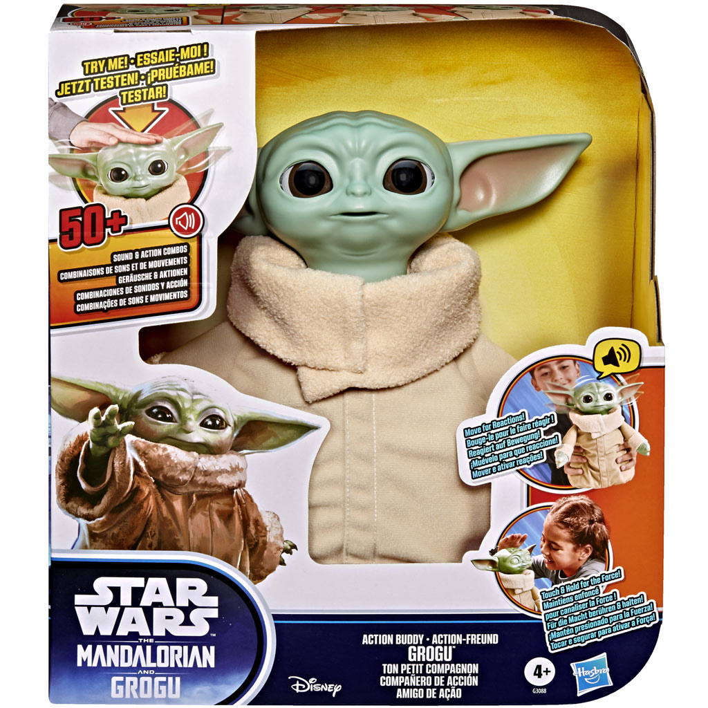 Star Wars: Action Buddy Grogu interaktív plüss figura – Hasbro kép 1