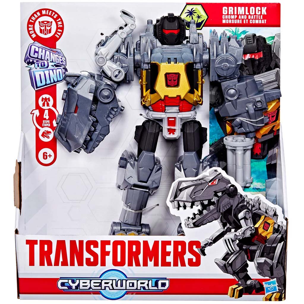 Transformers Cyberworld: Chomp & Battle Grimlock figura 22,5cm - Hasbro kép 1